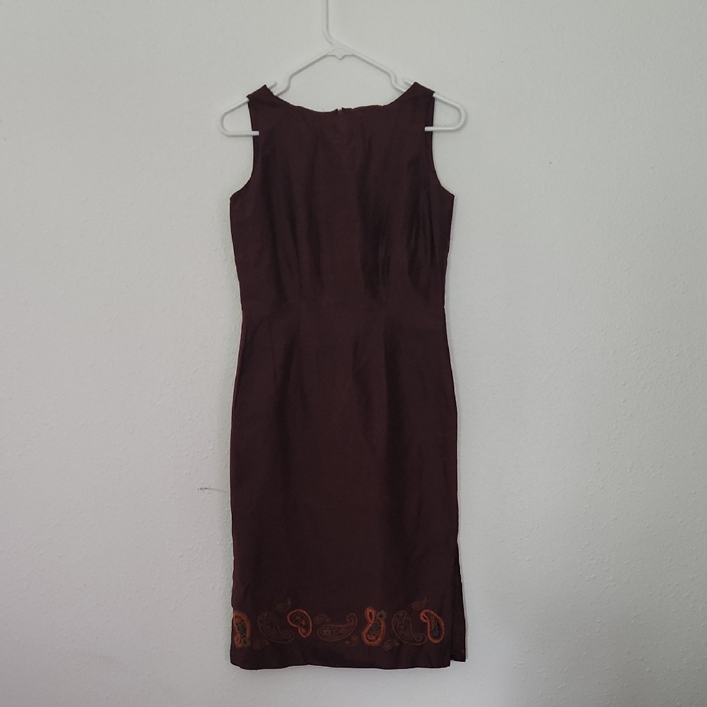 🌞2/$30 // HAROLD'S: Vintage Brown Dress